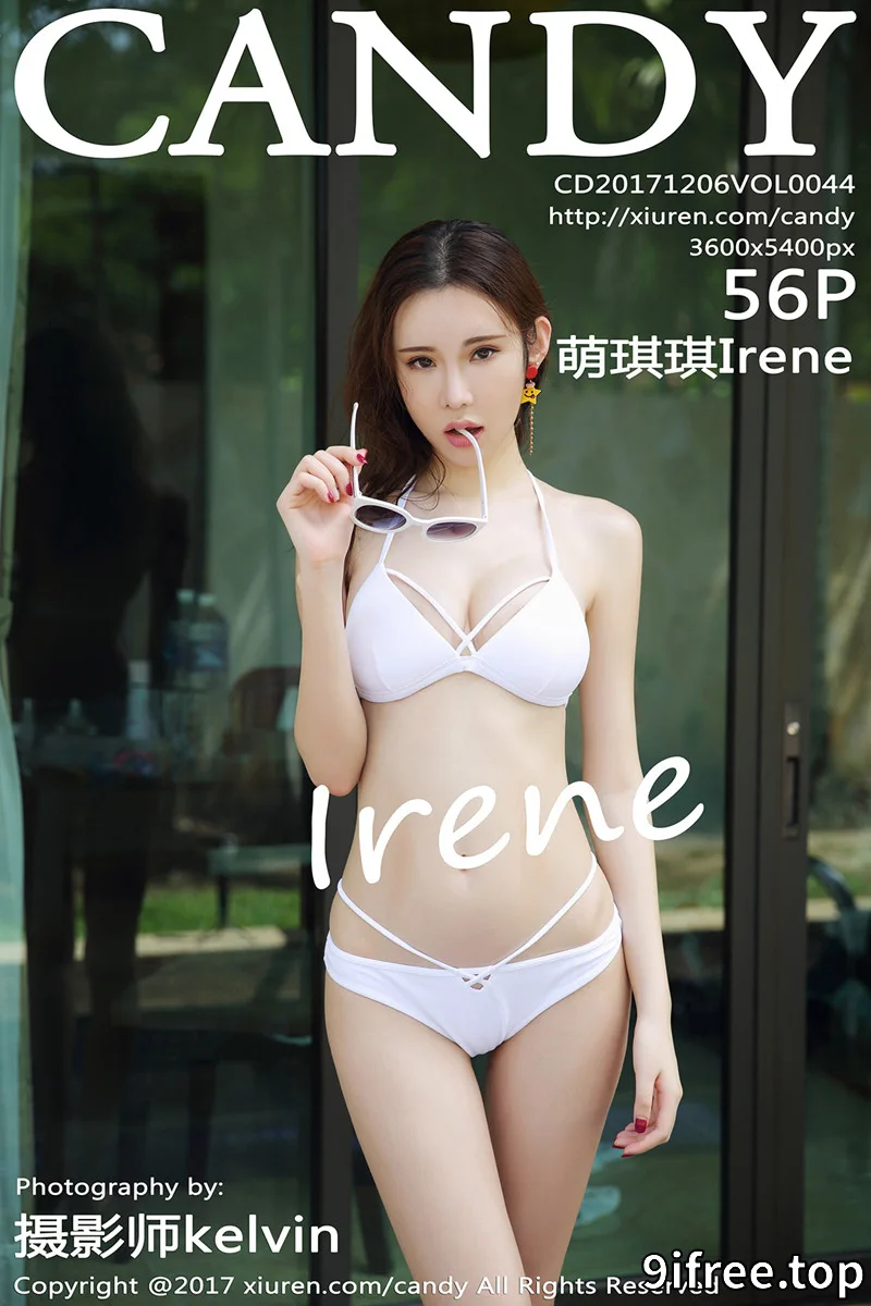 [Candy网红馆] Vol.044 嫩模萌琪琪Irene沙巴旅拍性感白色比基尼妩媚诱惑写真 - 就爱免费-就爱免费
